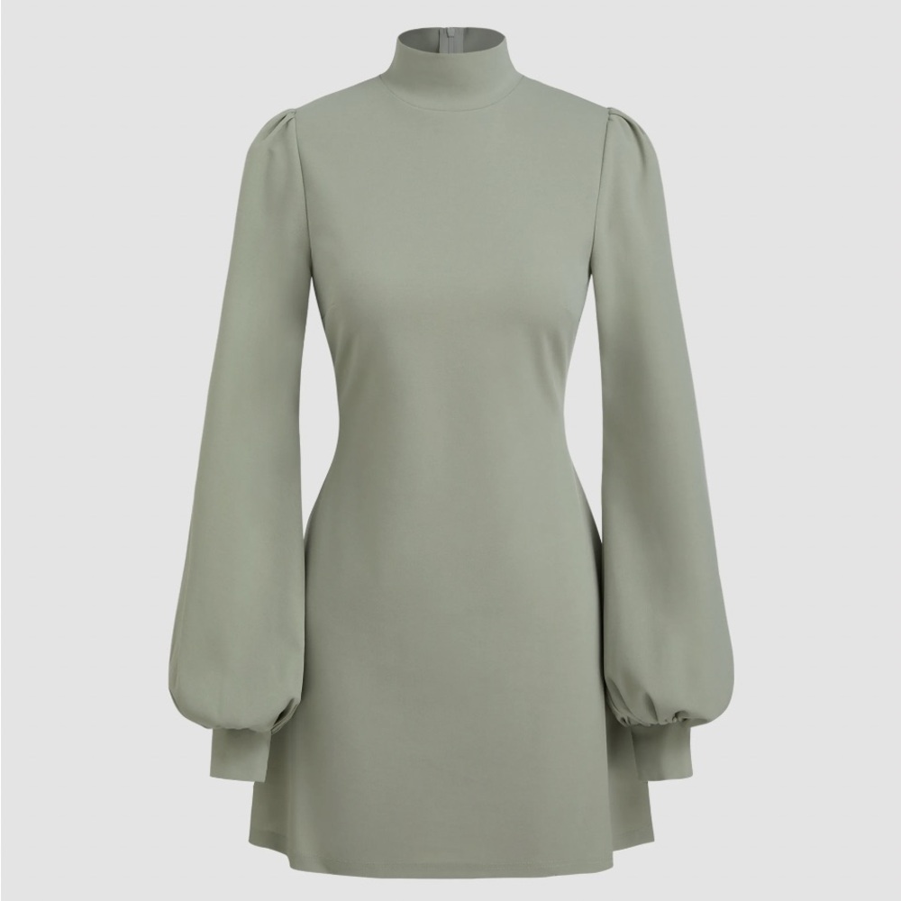 NWT Cider Baloon Sleeve Micro Mini Dress small